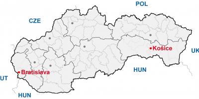 Kartta kosice Slovakia
