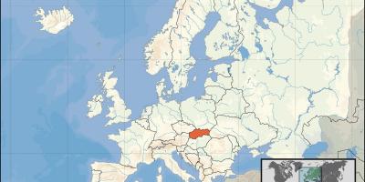 Slovakia sijainti maailman kartalla